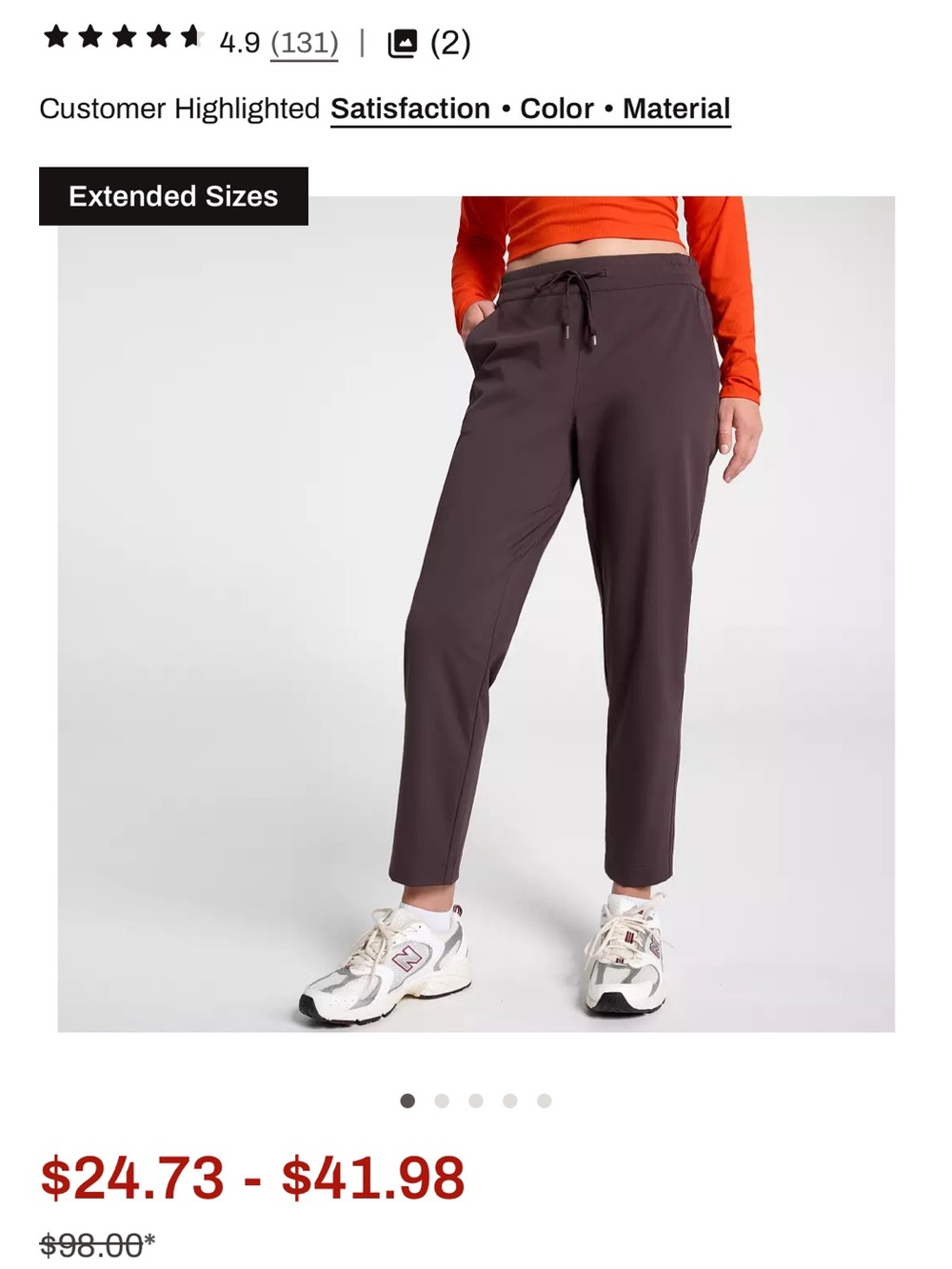 CALIA Women's Effortless
TrueFlex Taper Pant
